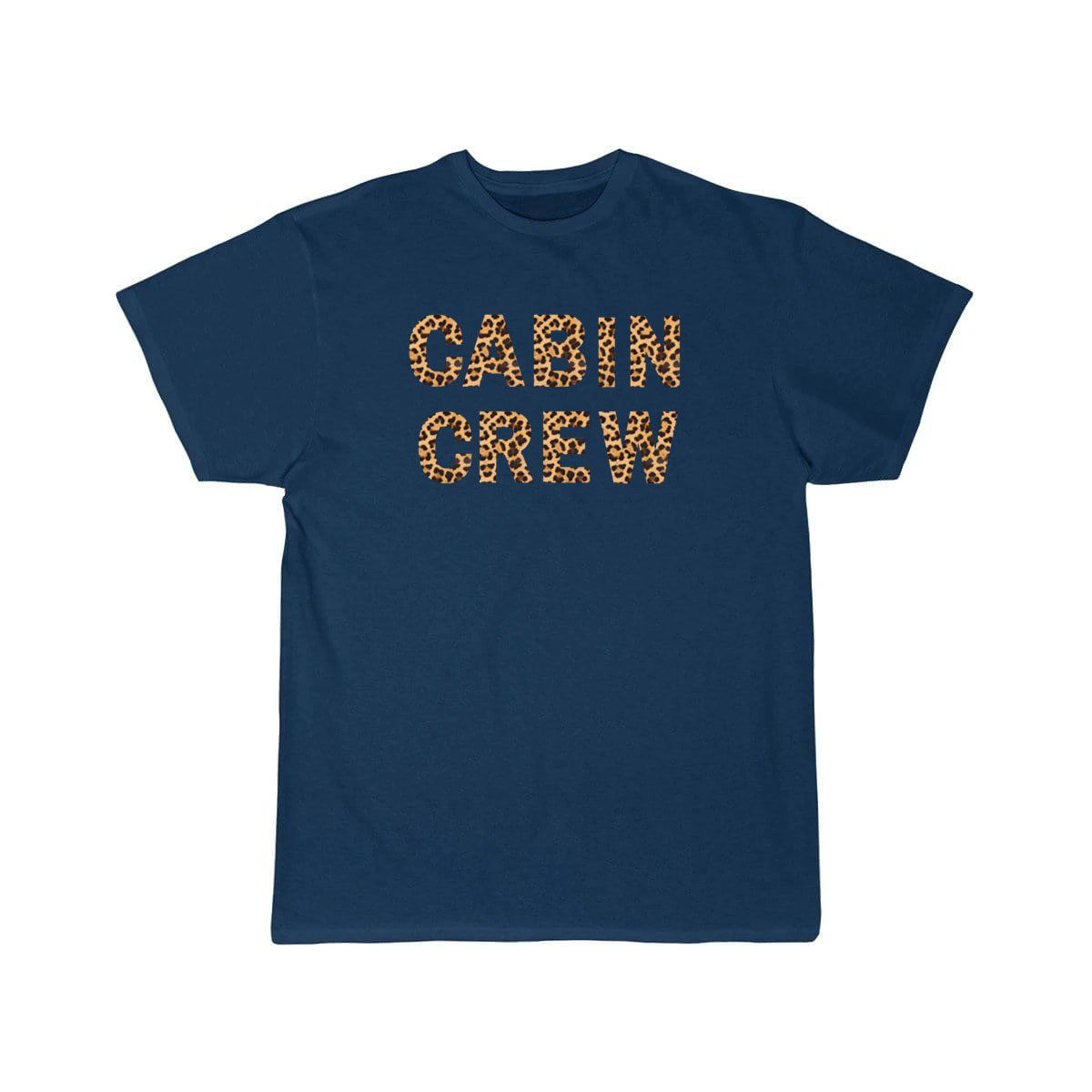 Cabin Crew Leopard Print Letters T-SHIRT THE AV8R