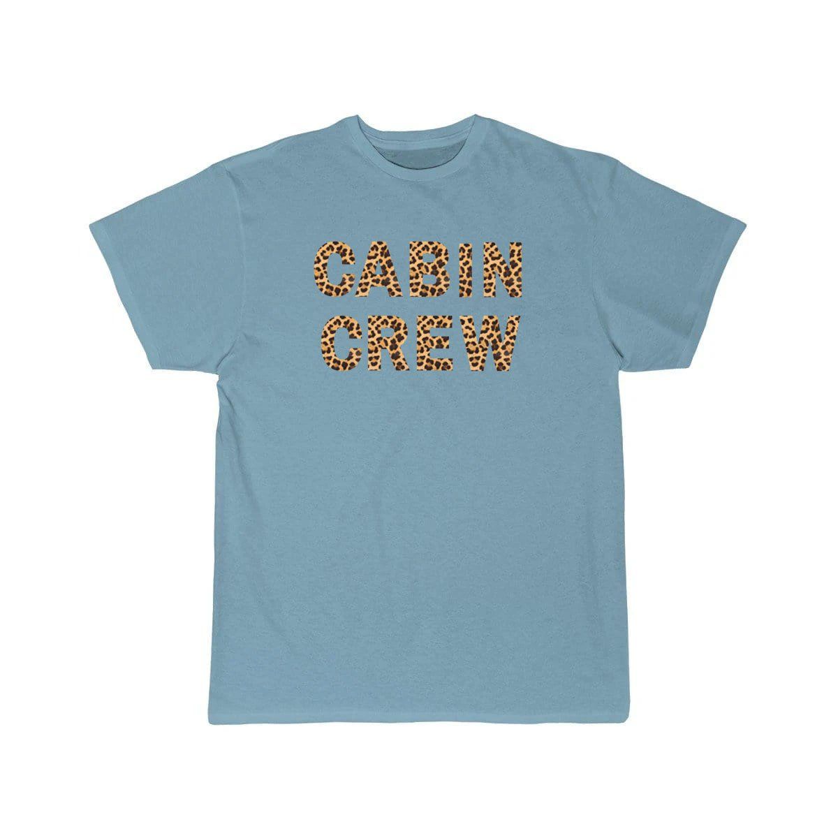 Cabin Crew Leopard Print Letters T-SHIRT THE AV8R