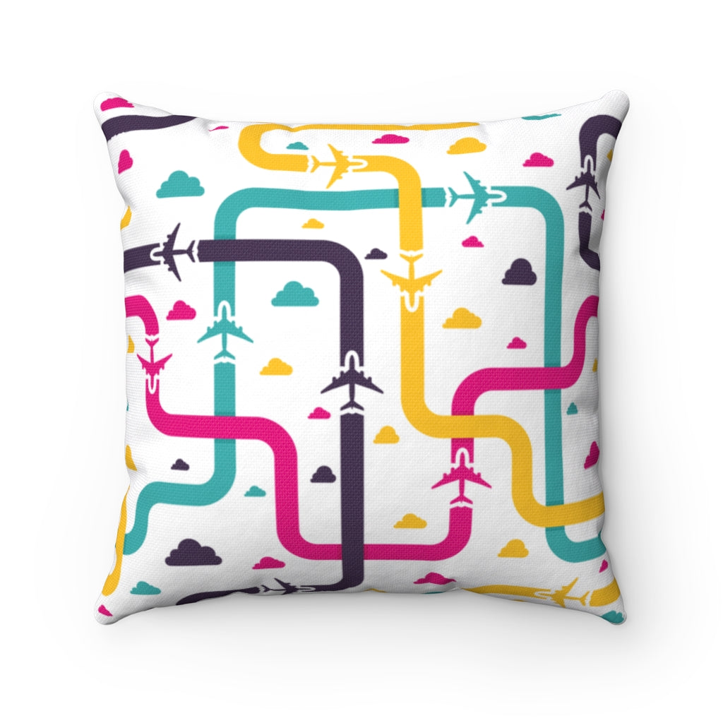 TRAVEL AROUND PILLOW Printify