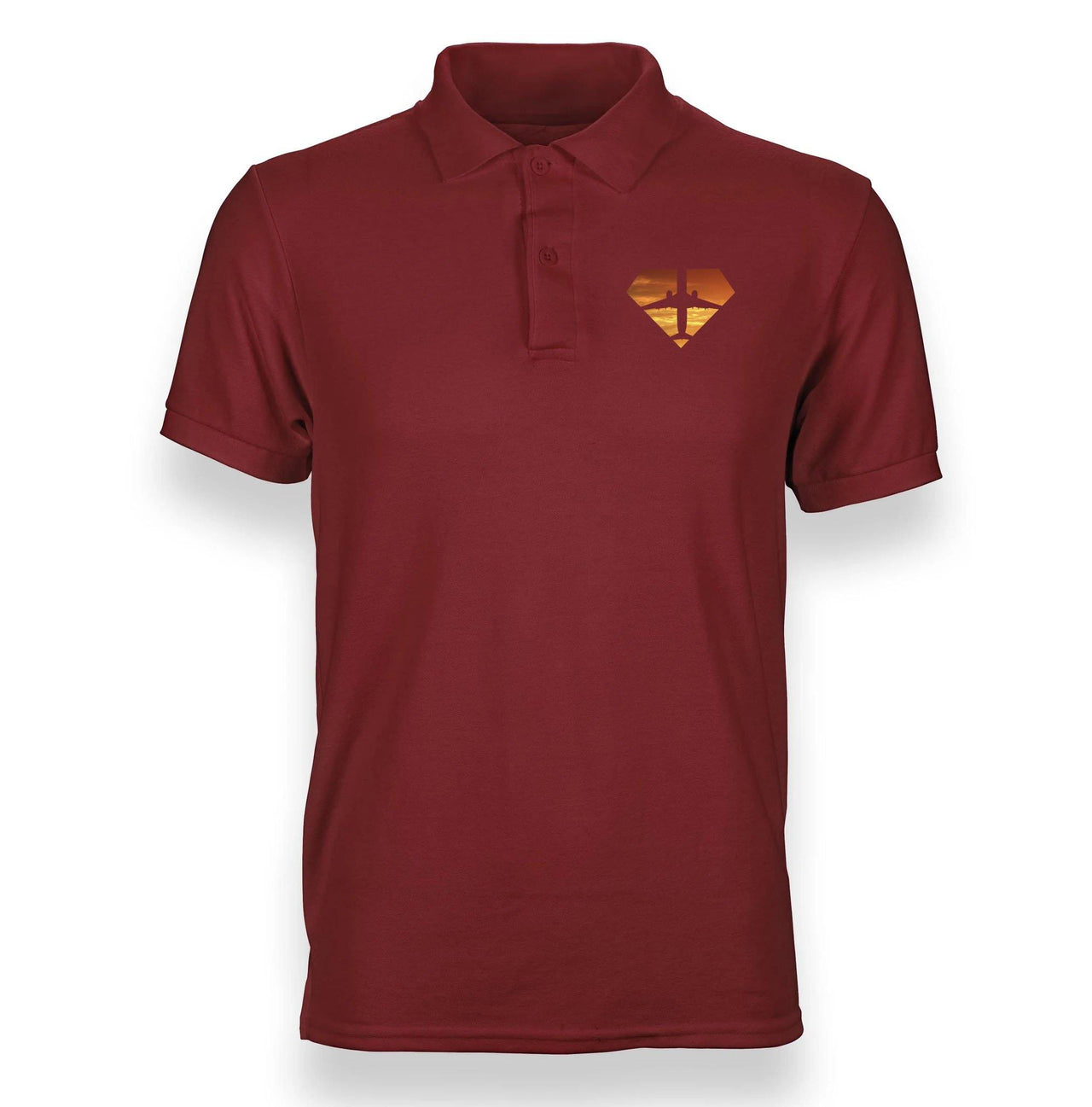 DIAMOND SHAPE AVIAITON POLO SHIRT THE AV8R