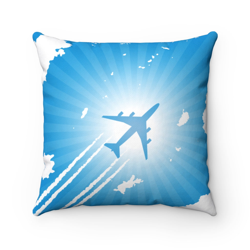 AIRCRAFT HEARTBEAT PILLOW Printify