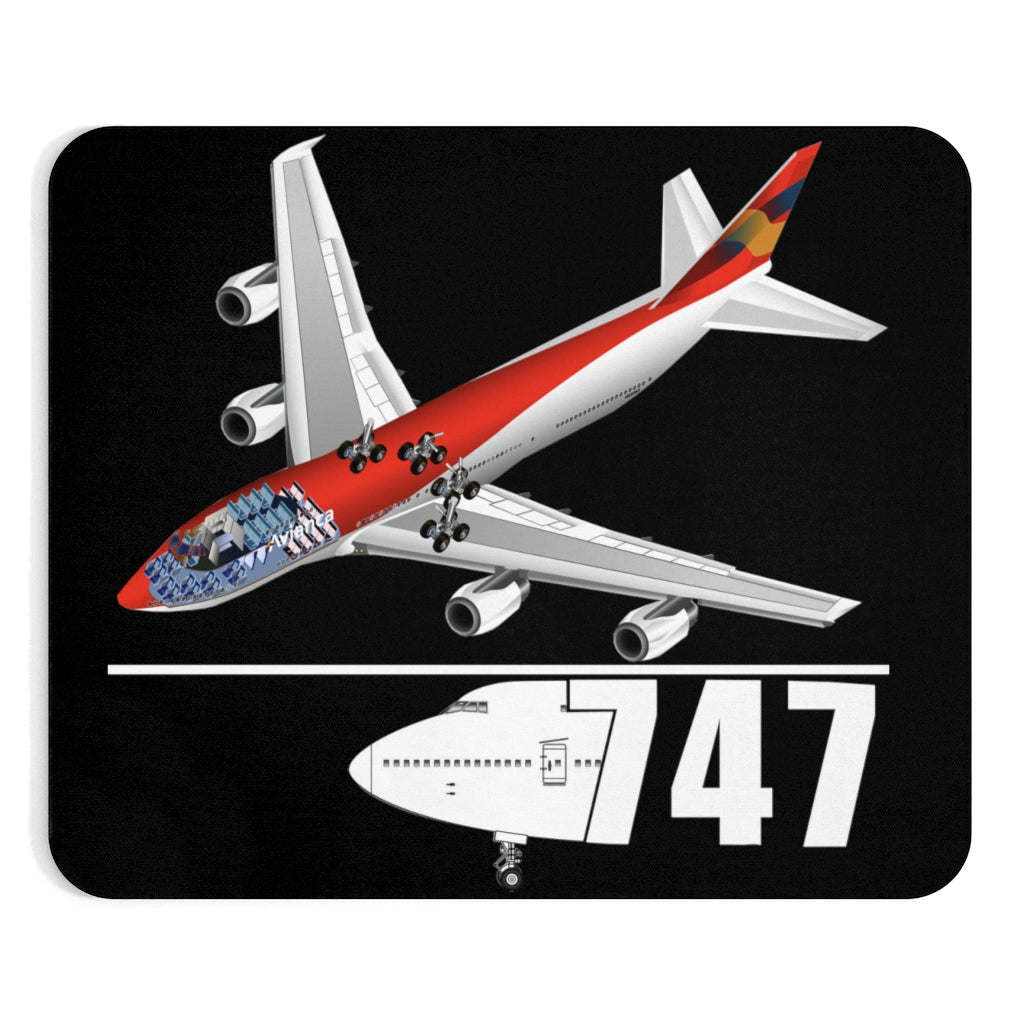 BOEING 747 -  MOUSE PAD Printify