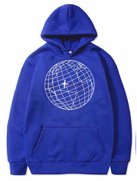 Thumbnail for Globe with plane and red line PULLOVER THE AV8R