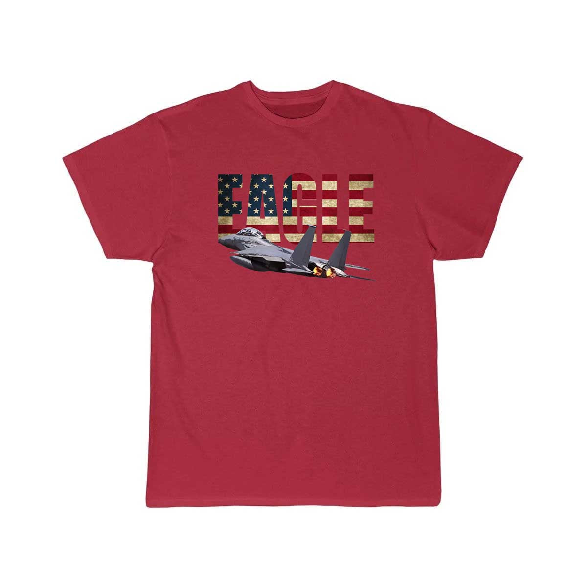 F 15 EAGLE FIGHTER PLANE JET US FLAG T Shirt THE AV8R