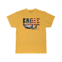 Thumbnail for F 15 EAGLE FIGHTER PLANE JET US FLAG T Shirt THE AV8R