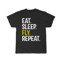 Thumbnail for EAT SLEEP FLY REPEAT CLASSIC T-SHIRT THE AV8R