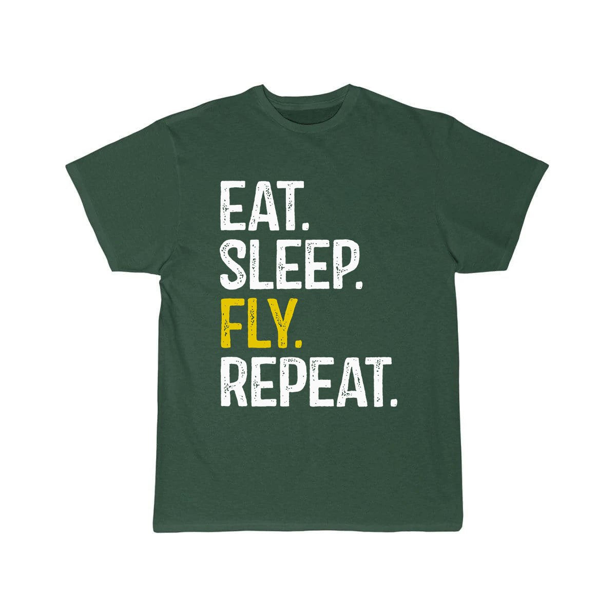 EAT SLEEP FLY REPEAT CLASSIC T-SHIRT THE AV8R