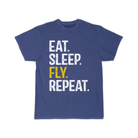 Thumbnail for EAT SLEEP FLY REPEAT CLASSIC T-SHIRT THE AV8R