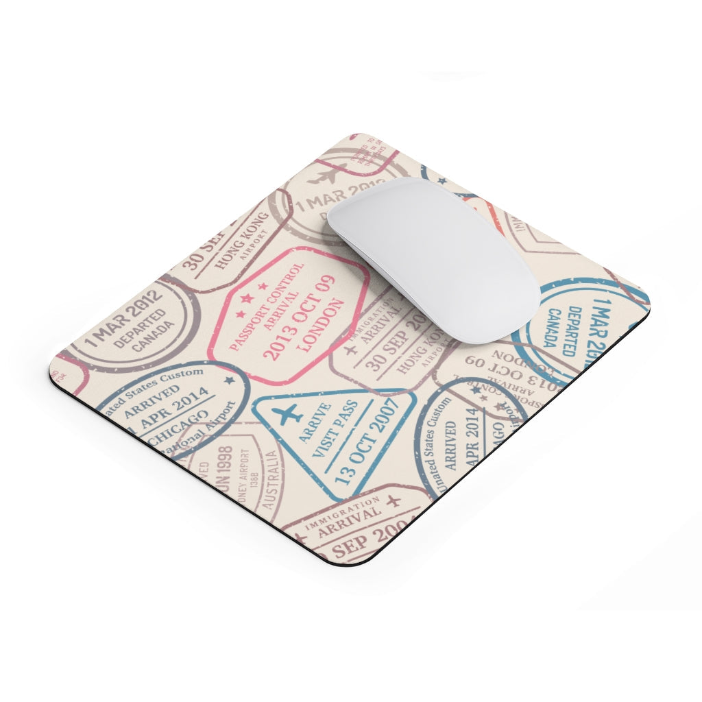 AIRCRAFT PASSPORT -  MOUSE PAD Printify