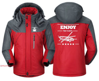 Thumbnail for ENJOY HELICOPTER FLIGHT WINDBREAKER JACKET THE AV8R