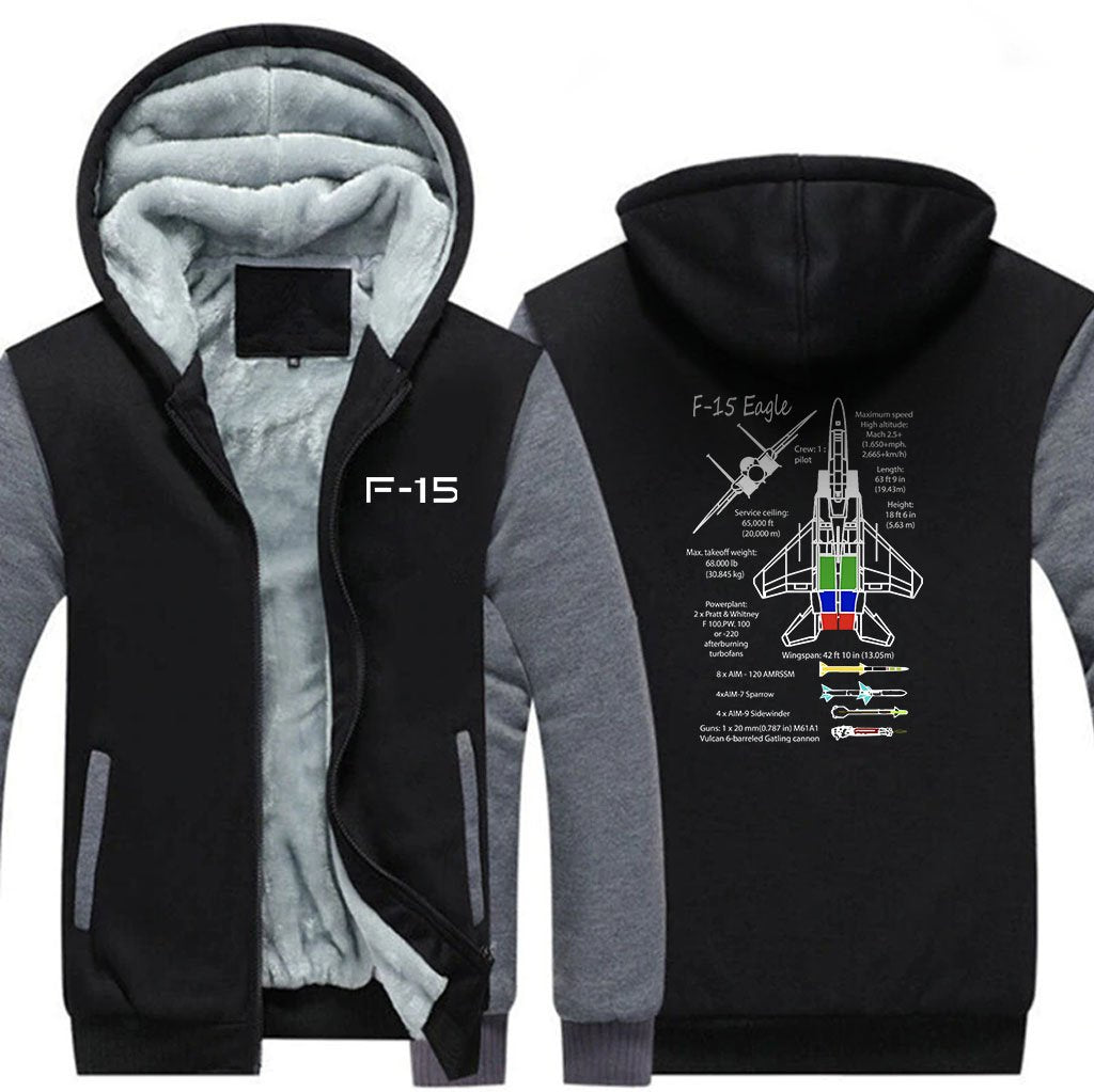 F-1 5 DESIGNED ZIPPER SWEATER THE AV8R