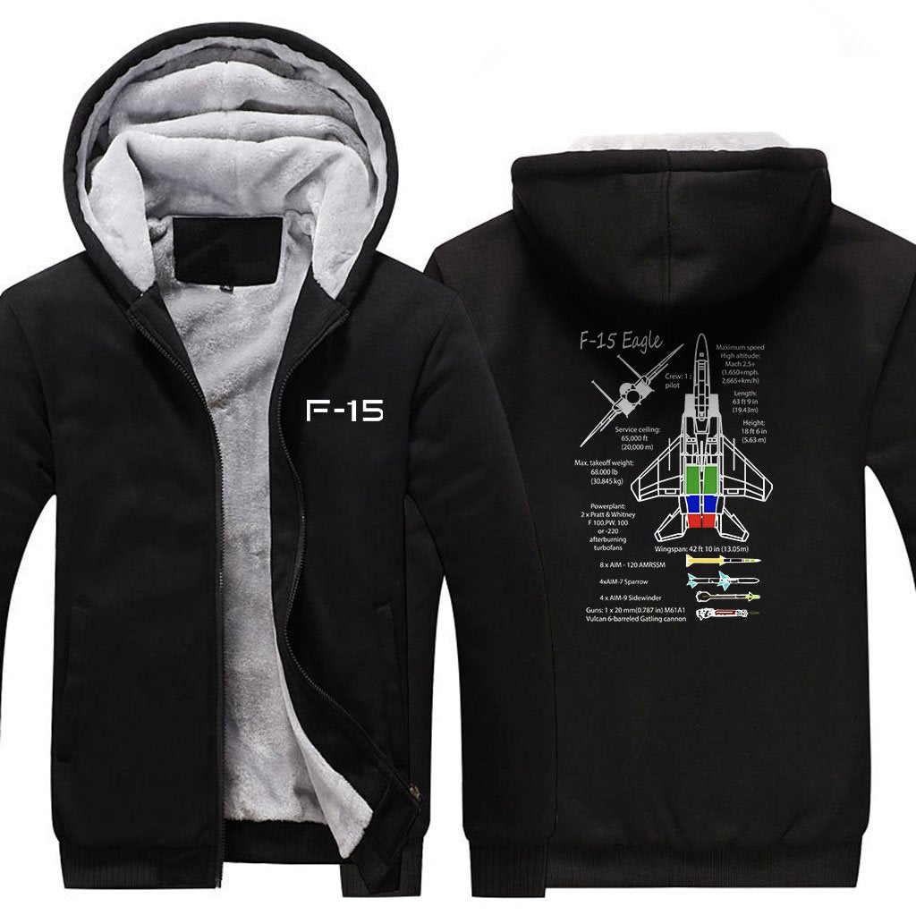 F-1 5 DESIGNED ZIPPER SWEATER THE AV8R