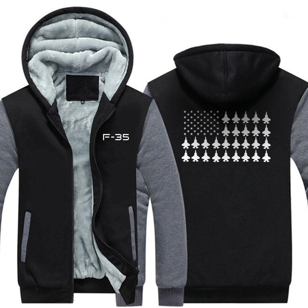 F-35 DESIGNED ZIPPER SWEATER THE AV8R