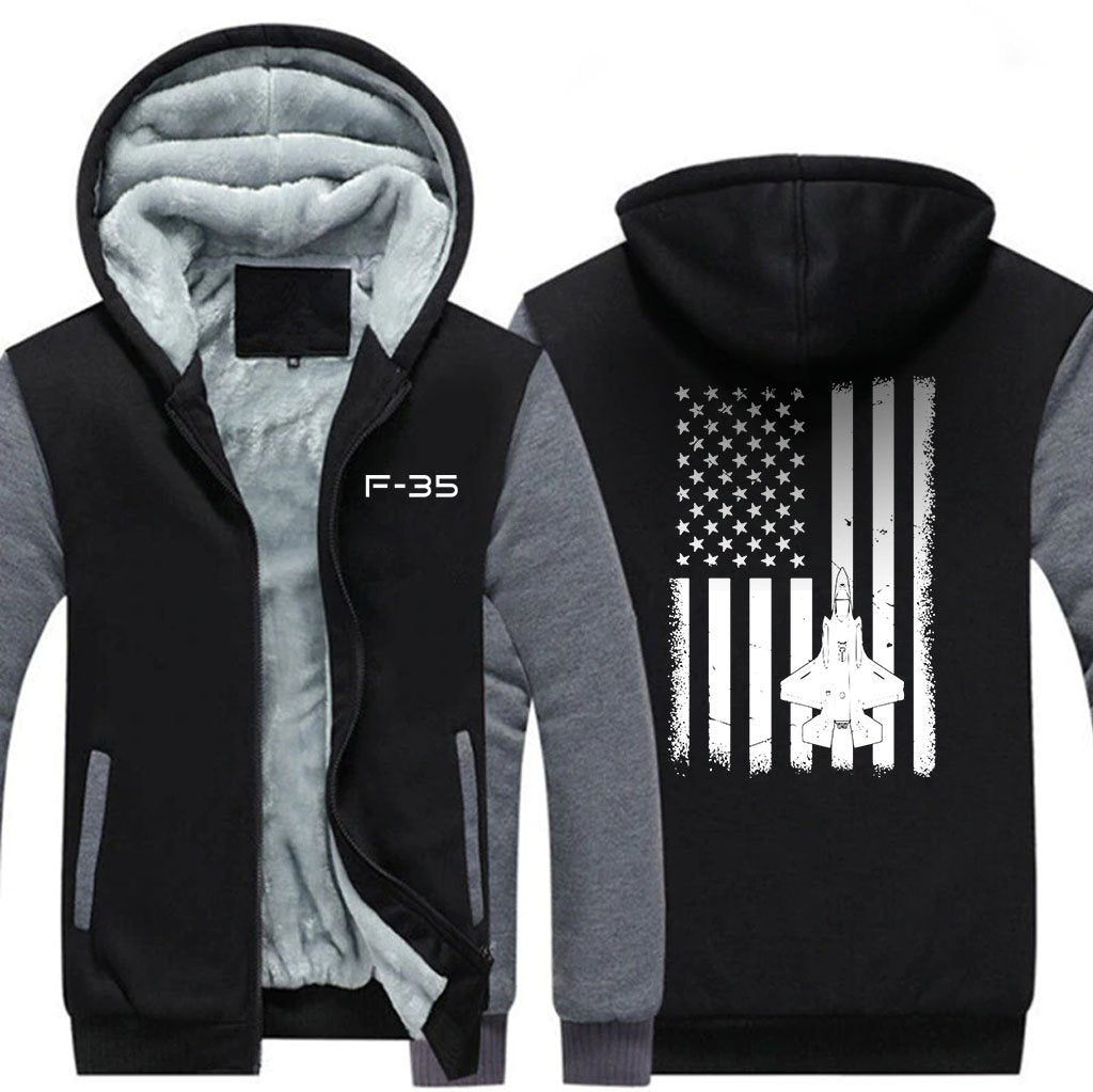 F-35 DESIGNED ZIPPER SWEATER THE AV8R