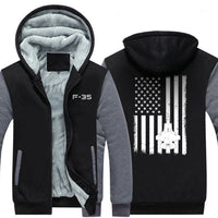 Thumbnail for F-35 DESIGNED ZIPPER SWEATER THE AV8R