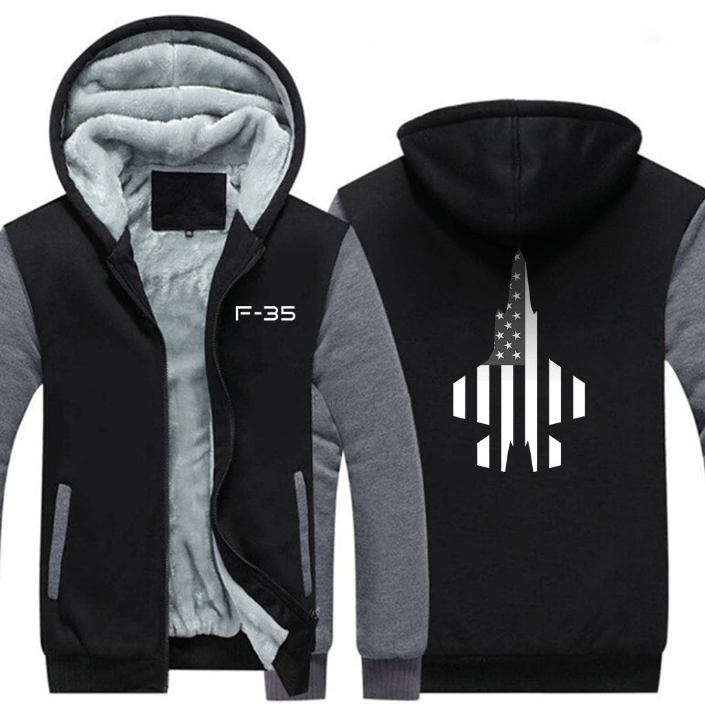 F-35 DESIGNED ZIPPER SWEATER THE AV8R