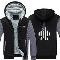 Thumbnail for F-35 DESIGNED ZIPPER SWEATER THE AV8R