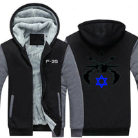 Thumbnail for F-35 DESIGNED ZIPPER SWEATER THE AV8R