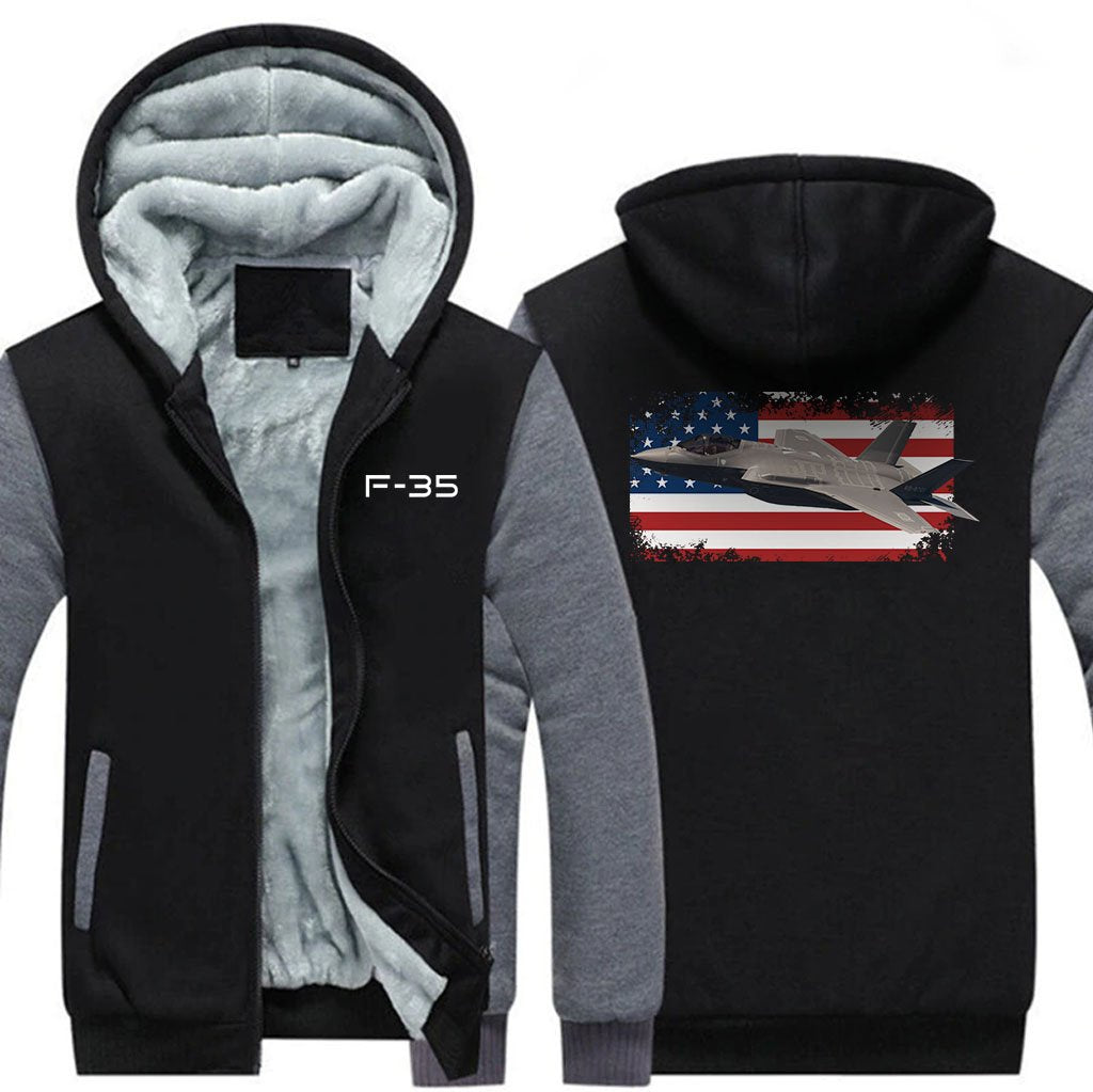 F-35 DESIGNED ZIPPER SWEATER THE AV8R