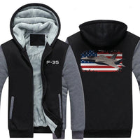 Thumbnail for F-35 DESIGNED ZIPPER SWEATER THE AV8R