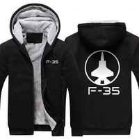 Thumbnail for F-35 DESIGNED ZIPPER SWEATER THE AV8R