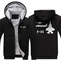 Thumbnail for F-35 DESIGNED ZIPPER SWEATER THE AV8R