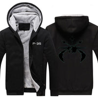 Thumbnail for F-35 DESIGNED ZIPPER SWEATER THE AV8R