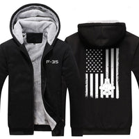 Thumbnail for F-35 DESIGNED ZIPPER SWEATER THE AV8R