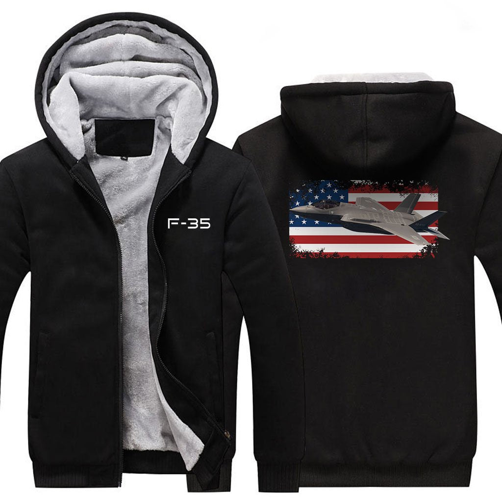 F-35 DESIGNED ZIPPER SWEATER THE AV8R