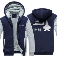 Thumbnail for F-35 DESIGNED ZIPPER SWEATER THE AV8R