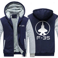 Thumbnail for F-35 DESIGNED ZIPPER SWEATER THE AV8R