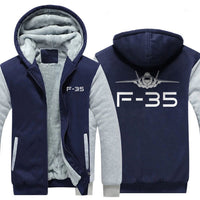 Thumbnail for F-35 DESIGNED ZIPPER SWEATER THE AV8R