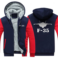 Thumbnail for F-35 DESIGNED ZIPPER SWEATER THE AV8R