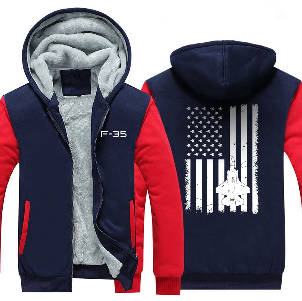 F-35 DESIGNED ZIPPER SWEATER THE AV8R