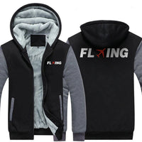 Thumbnail for FLYING DESIGNED ZIPPER SWEATER THE AV8R