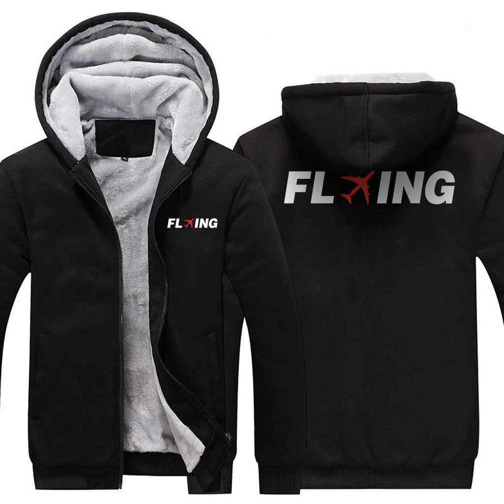 FLYING DESIGNED ZIPPER SWEATER THE AV8R