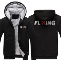 Thumbnail for FLYING DESIGNED ZIPPER SWEATER THE AV8R