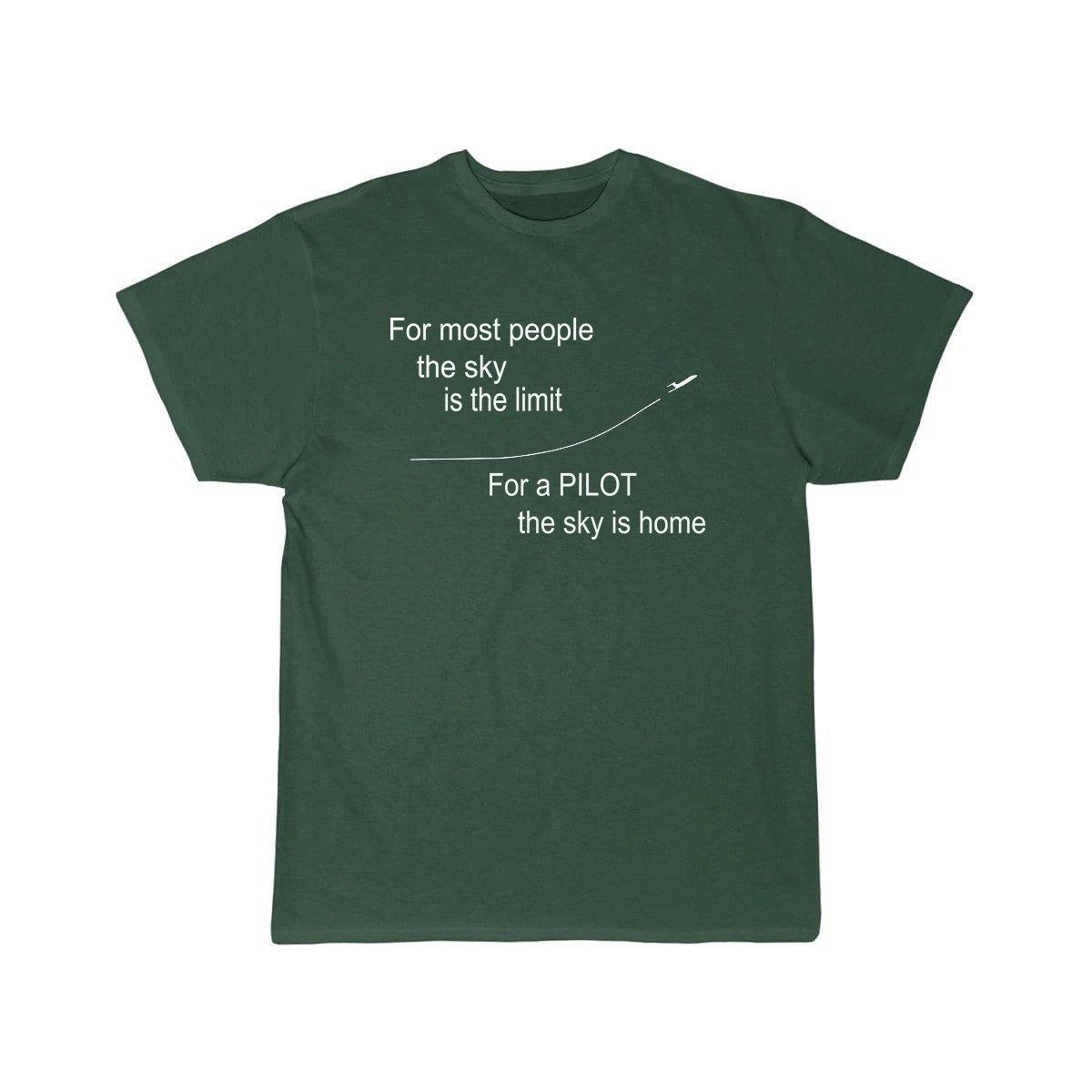 FOR MOST PEOPLE THE SKY IS THE LIMIT FOR A THE SKY IS HOME  T SHIRT THE AV8R