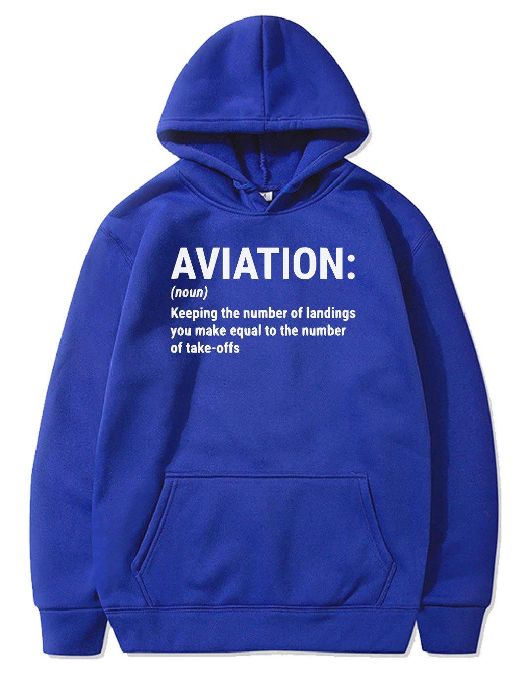 FUNNY AVIATION DEFINITION PILOT GIFT PULLOVER THE AV8R