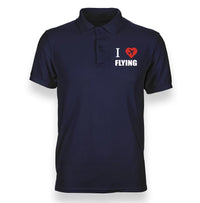 Thumbnail for I LOVE FLYING POLO SHIRT THE AV8R