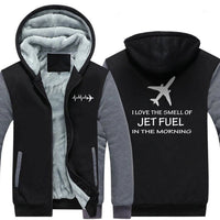 Thumbnail for I LOVE TEHE SMELL OF JET FUEL IN THE MORNING  ZIPPER SWEATER THE AV8R