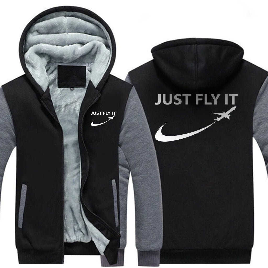 JUST FLY IT  ZIPPER SWEATER THE AV8R