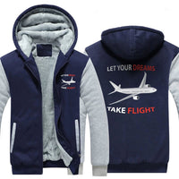 Thumbnail for LET YOUR DREAMS TAKE FLIGHT DESIGNED ZIPPER SWEATER THE AV8R