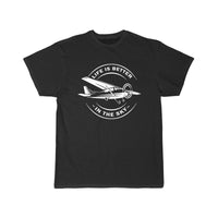 Thumbnail for LIFE IS BETTER IN THE SKY T-SHIRT, FLYING PILOT TSHIRT GIFT CLASSIC T-SHIRT THE AV8R