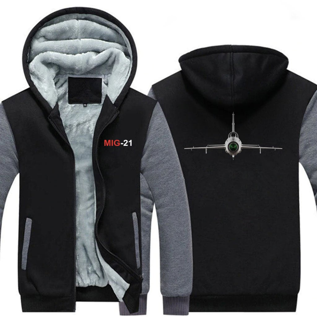 M I G  2 1  DESIGNED ZIPPER SWEATER THE AV8R