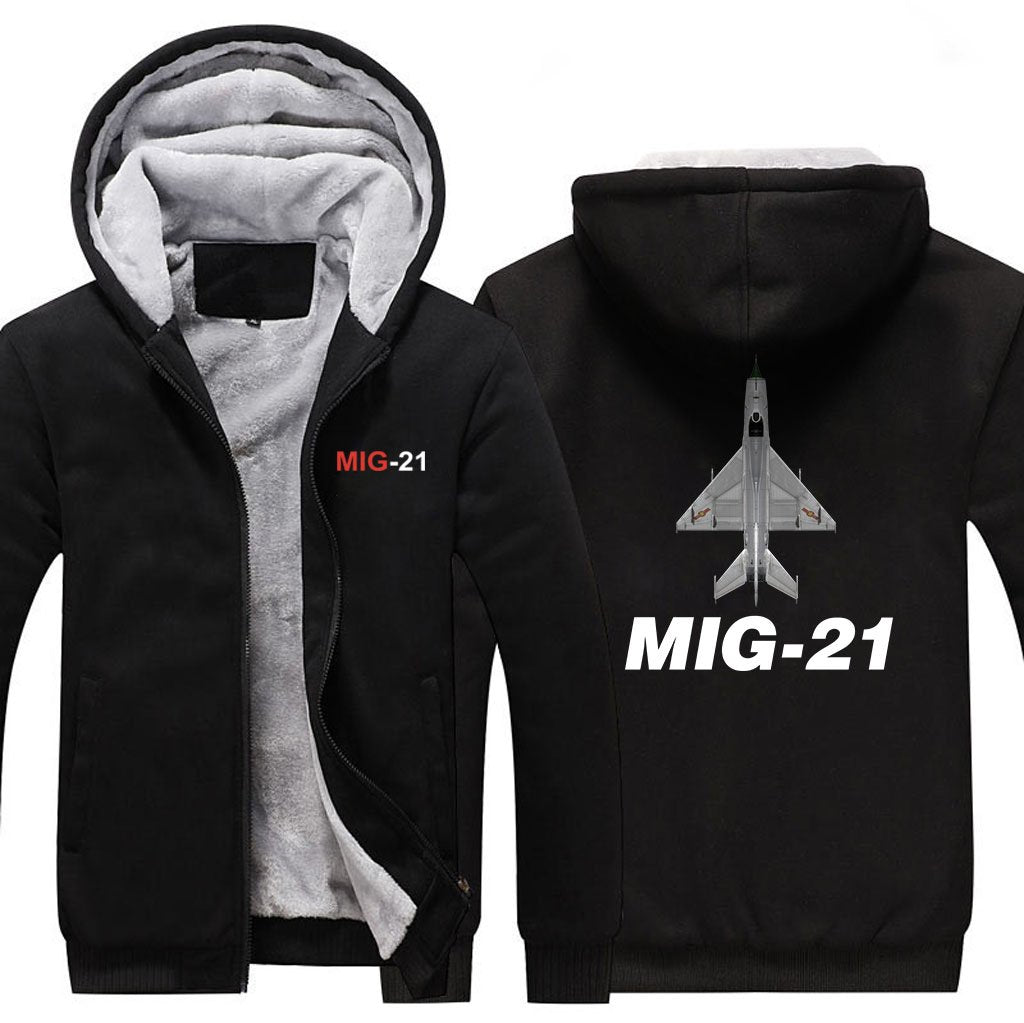 M I G  2 1  DESIGNED ZIPPER SWEATER THE AV8R