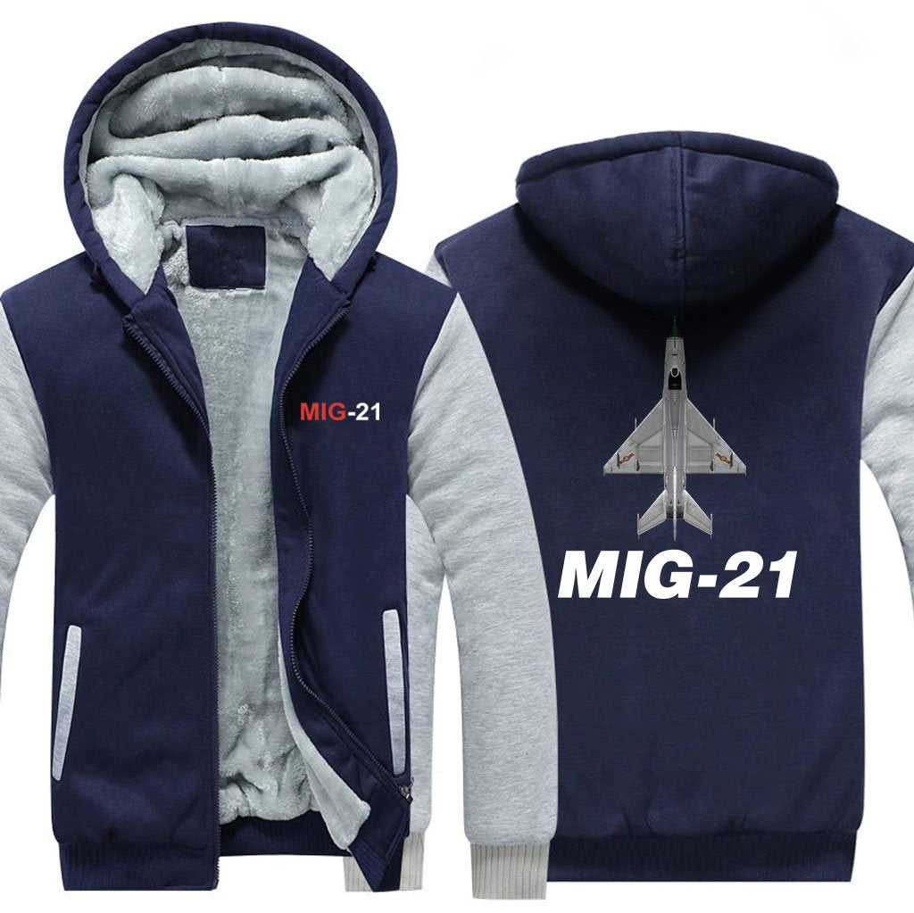 M I G  2 1  DESIGNED ZIPPER SWEATER THE AV8R