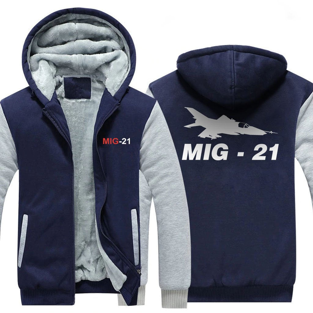 M I G  2 1  DESIGNED ZIPPER SWEATER THE AV8R