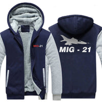 Thumbnail for M I G  2 1  DESIGNED ZIPPER SWEATER THE AV8R