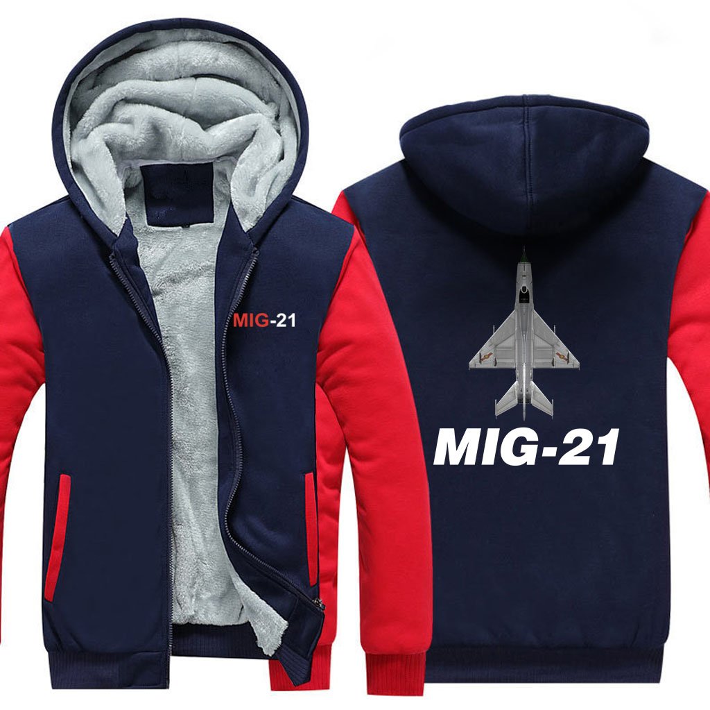 M I G  2 1  DESIGNED ZIPPER SWEATER THE AV8R